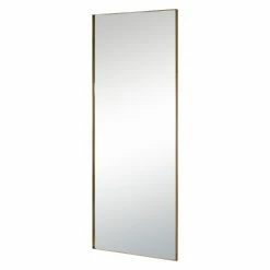Promo 🧨 Floor & Leaning Notre Dame Design Geranium Framed Rectangle Mirror - 30W X 72H In. 👍