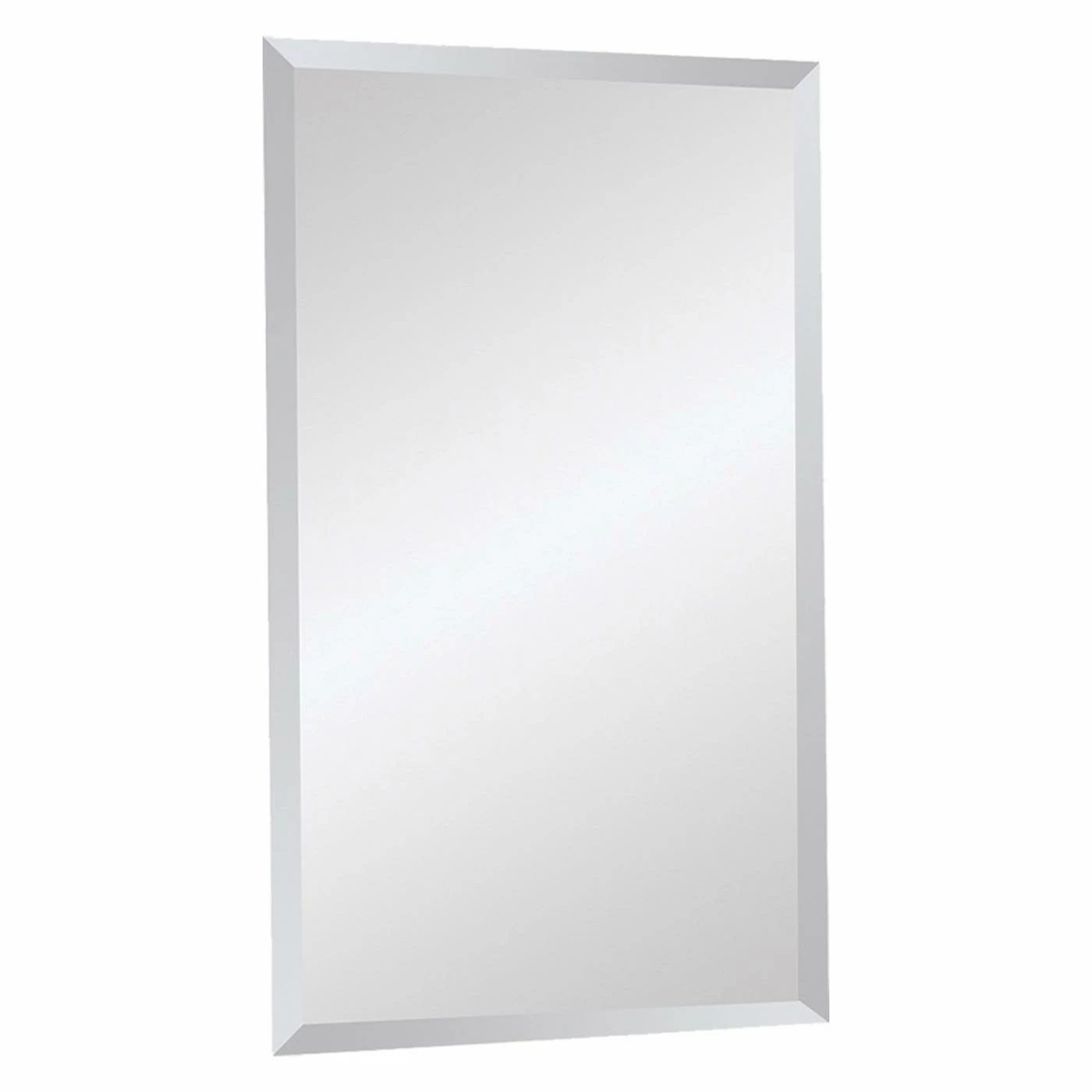 Promo π Renwil Frameless Mirrors Ren-Wil Frameless Beveled Rectangle Wall Mirror - 20W X 34H In. π