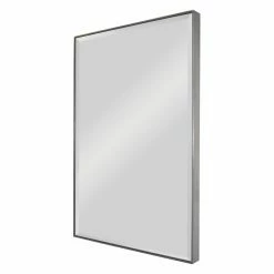 New π€© Renwil Ren-Wil Sleek Silver Rectangle Wall Mirror - 25W X 36H In. π