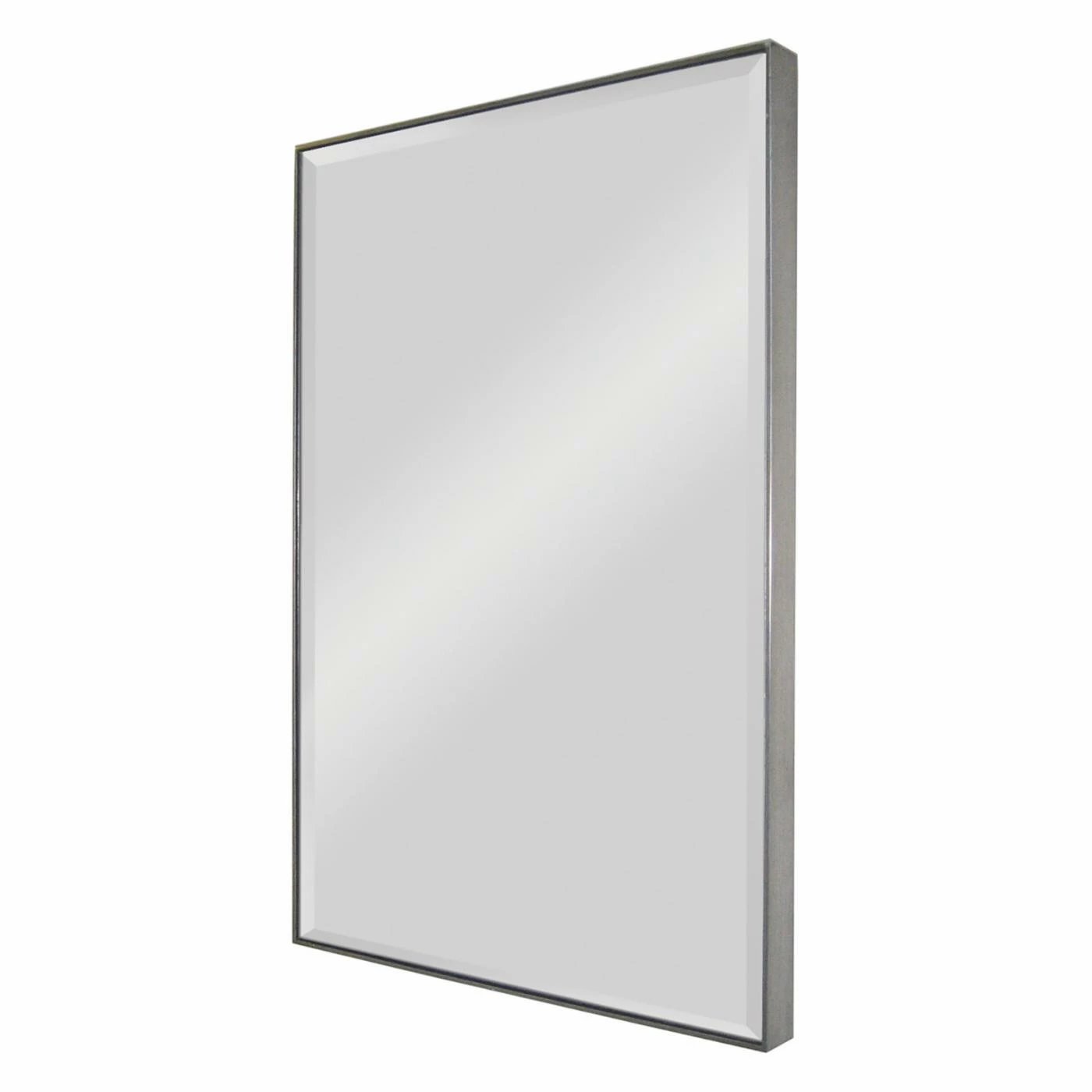 New π€© Renwil Ren-Wil Sleek Silver Rectangle Wall Mirror - 25W X 36H In. π