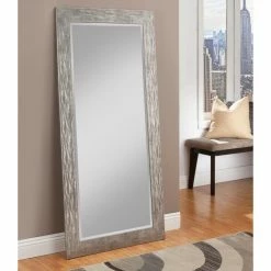 Brand new π Floor & Leaning Sandberg Furniture π¨ Hammered Metal Full Length Floor Mirror - 31W X 65H In. β