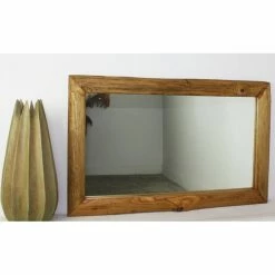 Discount 👏 Floor & Leaning Strata Furniture Teak Wood Mirror 😍