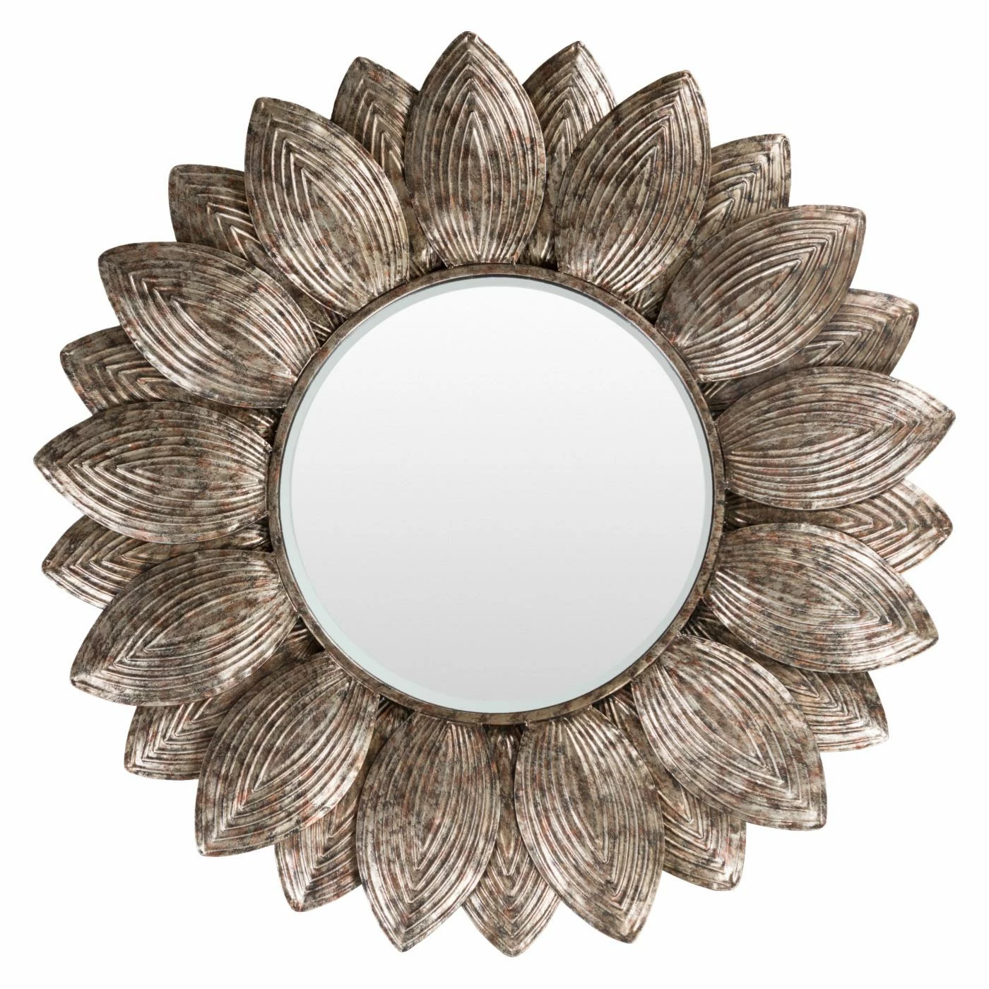 Budget ⌛ Wall Surya Helios Round Mirror - 36W X 36H In. 😉