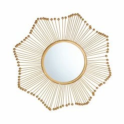 Best Sale ๐ฅฐ TOV Furniture Ray Gold Starburst Wall Mirror - 32 Diam. In. ๐