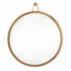 Buy โญ TOV Furniture Rowan Round Brass Wall Mirror - 23 Diam. In. โ๏ธ