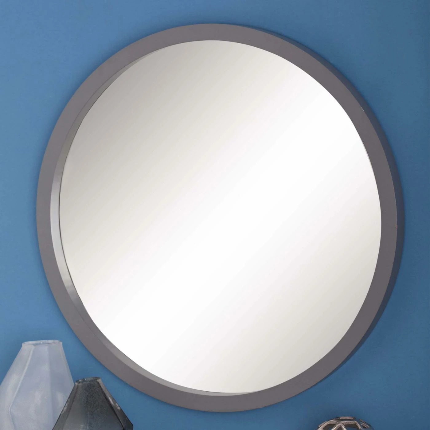 Cheapest โจ DecMode Round Framed Wall Mirror - 32 Diam. In. ๐ฅ