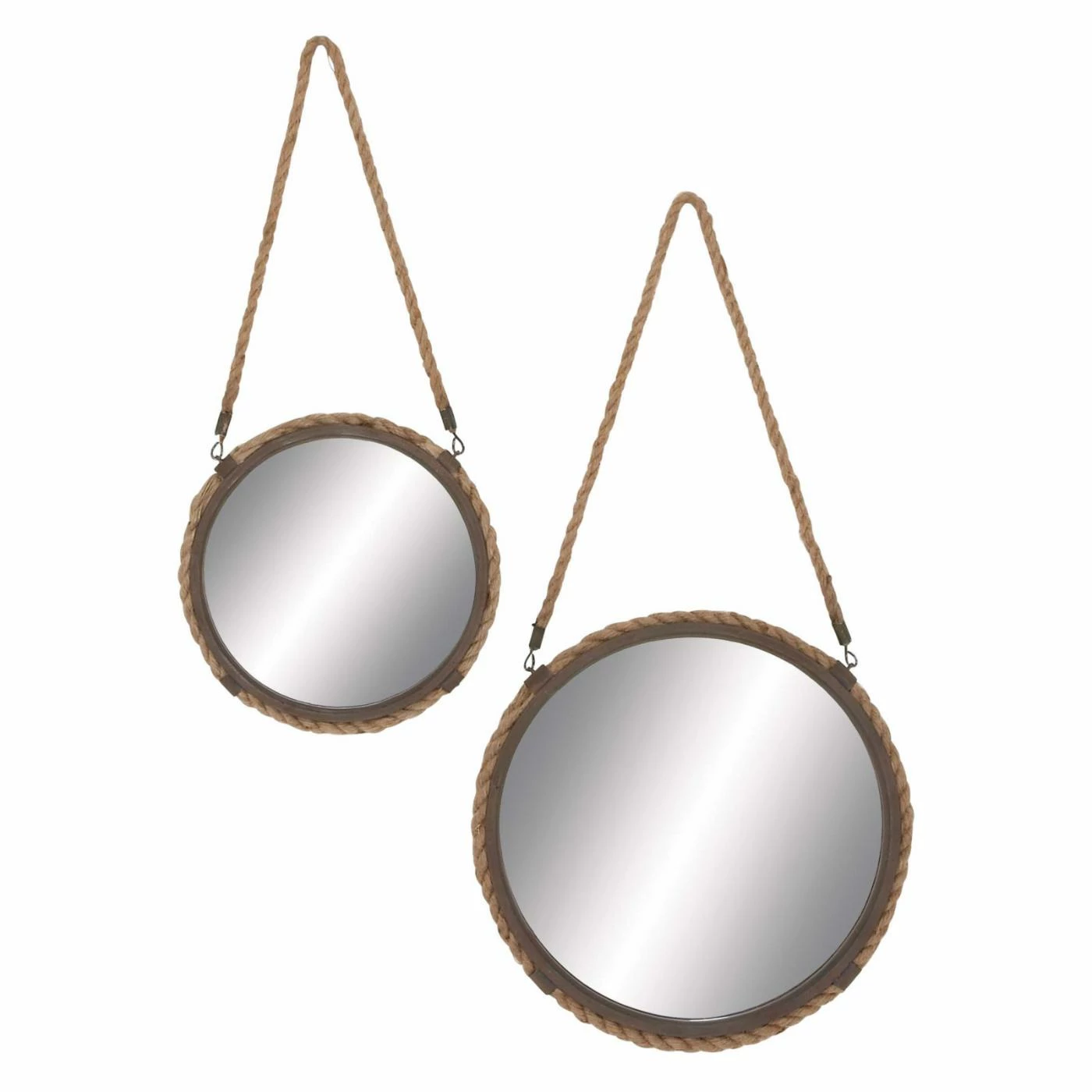 Brand new π₯ Mirror Sets DecMode Iron Rope-Wrapped Wall Mirrors - Set Of 2 π§¨