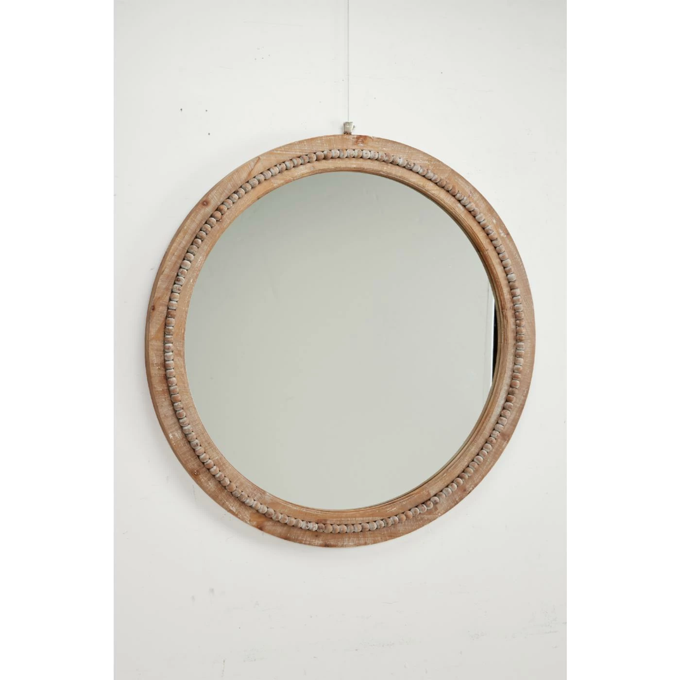 Best Pirce β€οΈ DecMode Distressed Bohemian Round Wall Mirror π