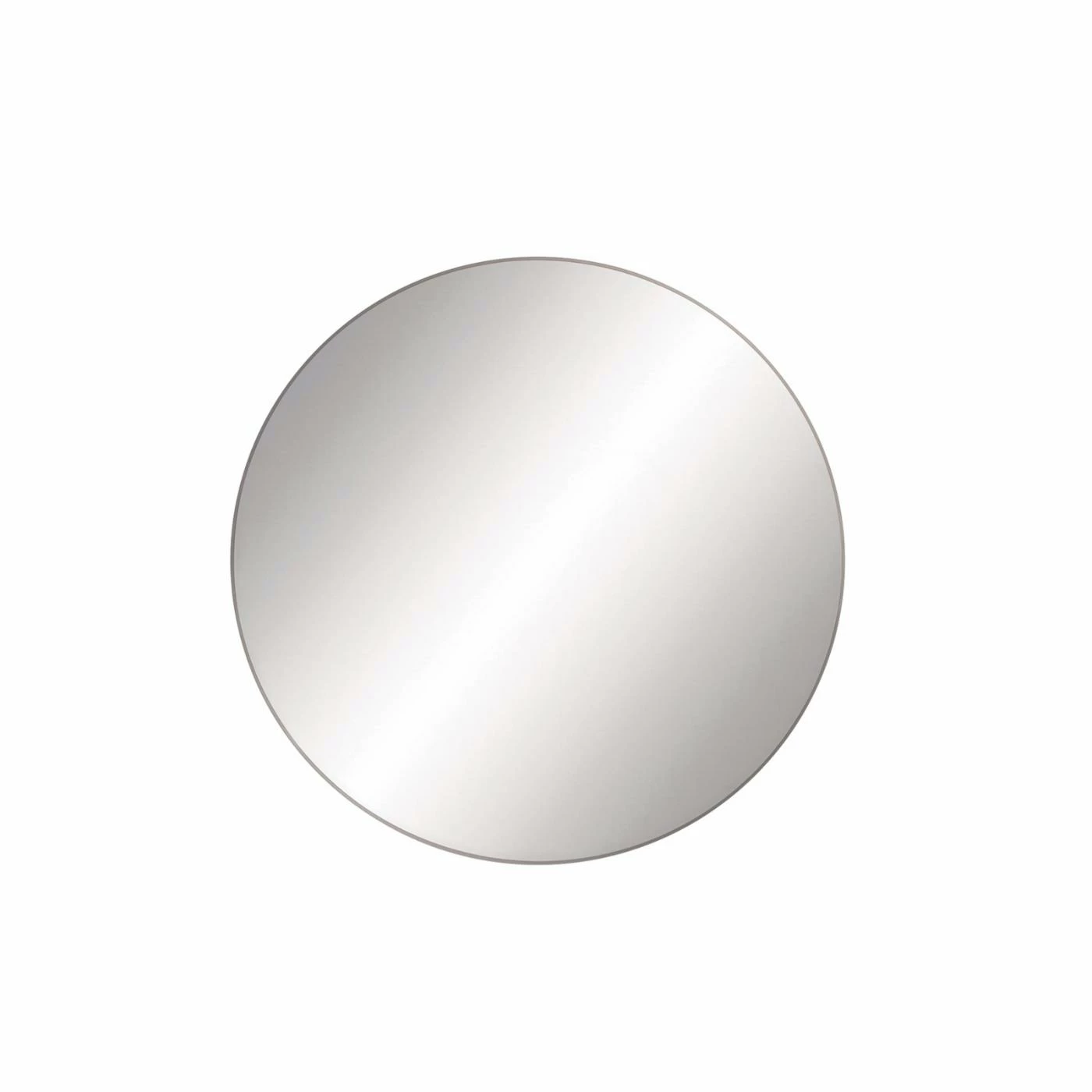 Cheapest β Frameless Mirrors DecMode Frameless Beveled Circle Wall Mirror π§¨