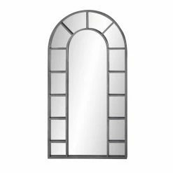 Cheapest 👍 DecMode Wood And Iron Arched Wall Mirror - 32W X 60H In. 🥰