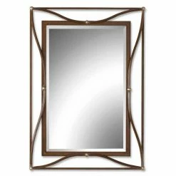 Brand new π Wall HN Home Alton Transitional Iron Beveled Mirror - 28W X 38H In. π