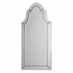 Wholesale 🧨 Frameless Mirrors Uttermost Hovan Mirrored Arch Wall Mirror - 20.5W X 43.5H In. 🎉