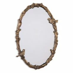 New ✨ Wall Uttermost Paza Metal Bird & Vine Mirror - 22W X 33.75H In. 😍