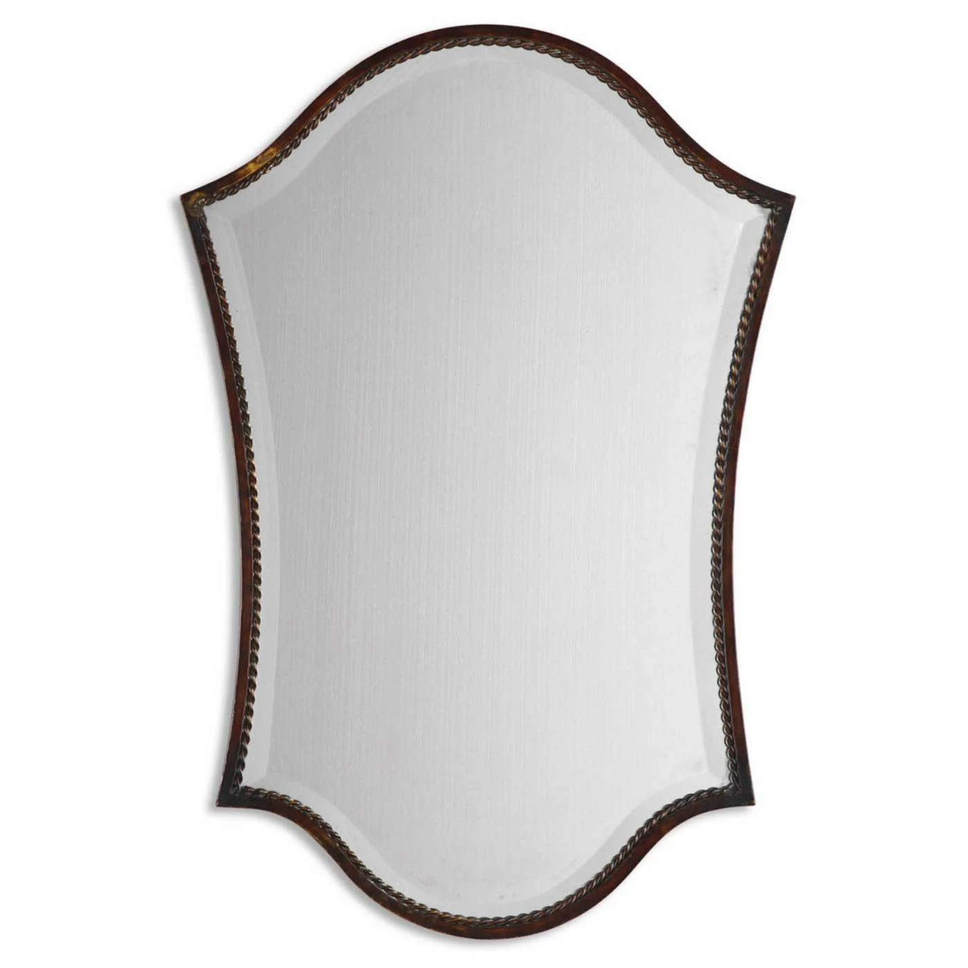Outlet π₯ Bathroom Vanity HN Home Auburn Transitional Distressed Bronze Vanity Wall Mirror - 20.125W X 29.75H In. π