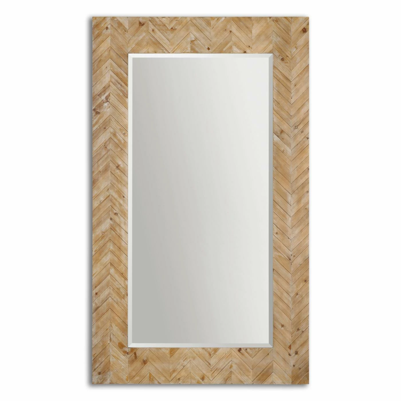 Buy β Floor & Leaning HN Home Alta Modern Farmhouse Oversized Wooden Wall Or Leaner Mirror - 43.75W X 74H In. π
