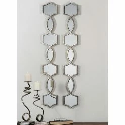 Promo 🔥 Wall Uttermost Vizela Metal Mirrors - Set Of 2 - 6.25W X 44.5H In. 🎉