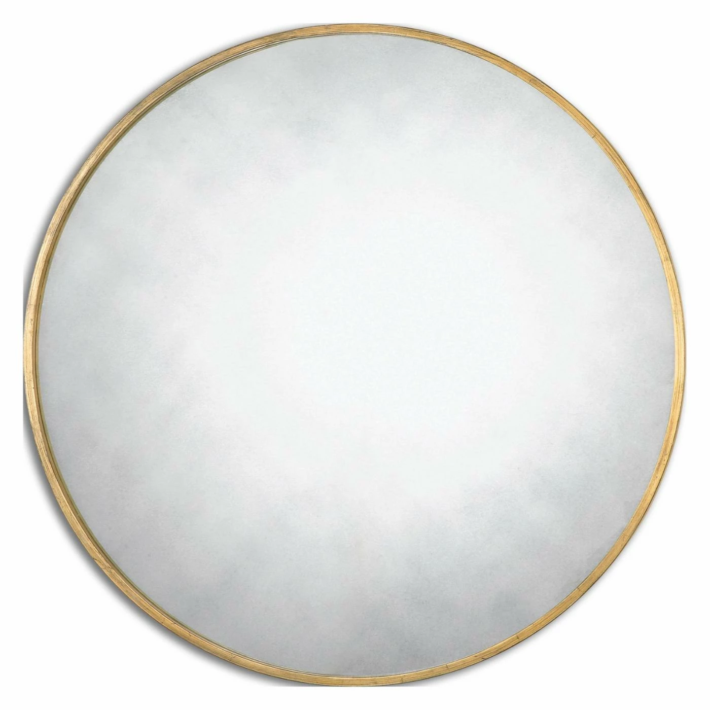 New ๐ Wall HN Home Takoma Boho Round Gold Mirror - 43 Diam. In. ๐