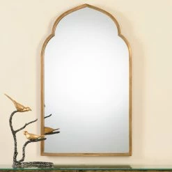 Wholesale ⌛ Wall Uttermost Kenitra Gold Arch Mirror - 24W X 40H In. 🛒