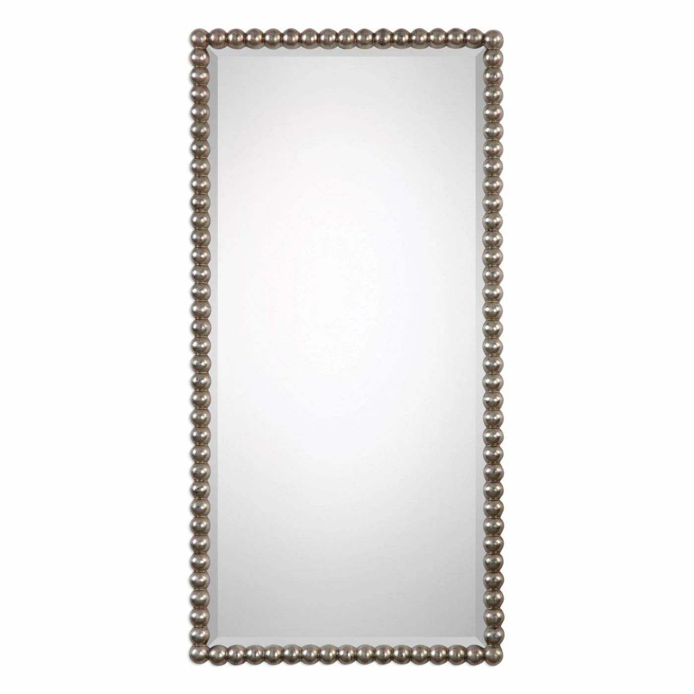 Coupon π HN Home Graves Mid-Century Modern Antiqued Silver Wall Mirror π₯