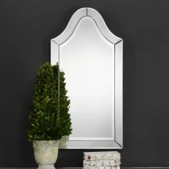 Flash Sale π Frameless Mirrors Magnolia Grove Tsuiri Arch Mirror - 20.5W X 40H π