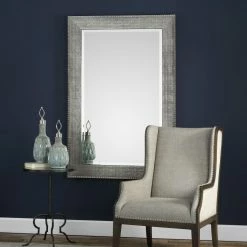 Best Pirce π₯ Wall Uttermost Leiston Metallic Silver Mirror - 39.13W X 59.13H In. π