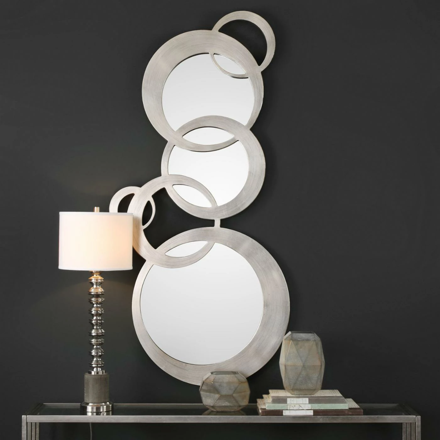 Promo β¨ Wall Uttermost Odiana Silver Rings Modern Mirror π