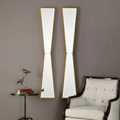 New π₯ Wall Uttermost Corbata Gold Mirror π