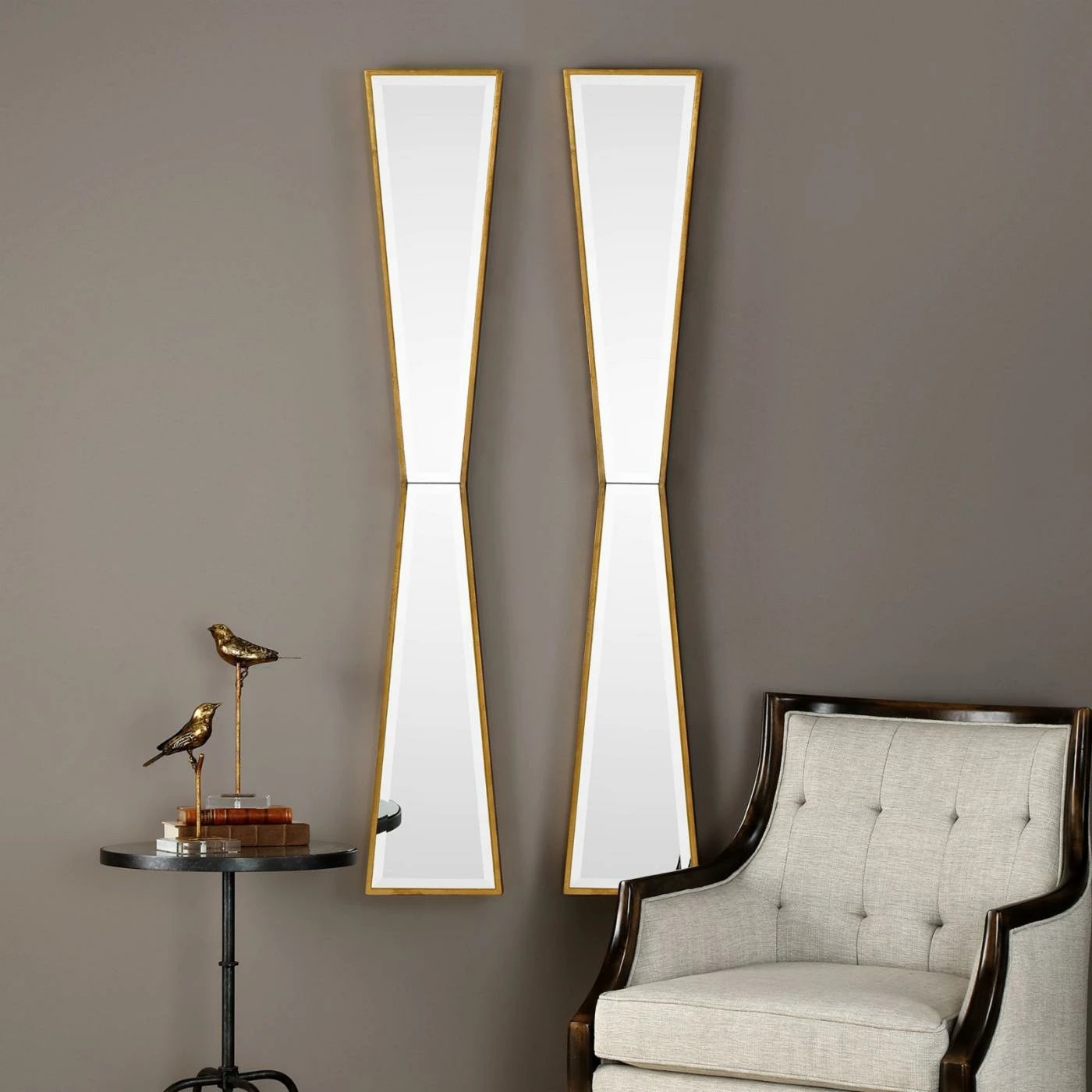 New π₯ Wall Uttermost Corbata Gold Mirror π