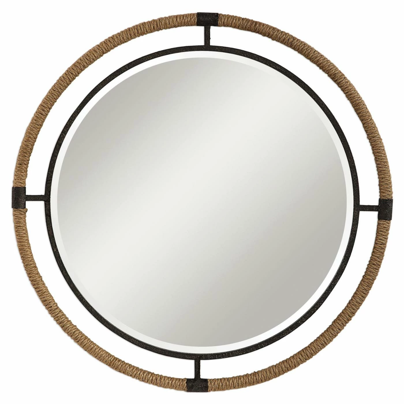 Deals βοΈ Uttermost Melville Coastal Round Wall Mirror - 36.25 Diam. In. β