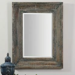 Best Sale 🧨 Magnolia Grove Ventoux Distressed Wall Mirror - 26.75W X 34.5H In. ✨