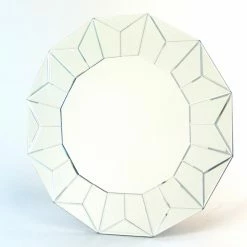 Top 10 🔥 Frameless Mirrors Wayborn Beveled Bright Star Wall Mirror - 32.5W X 32.5H In. 🎉