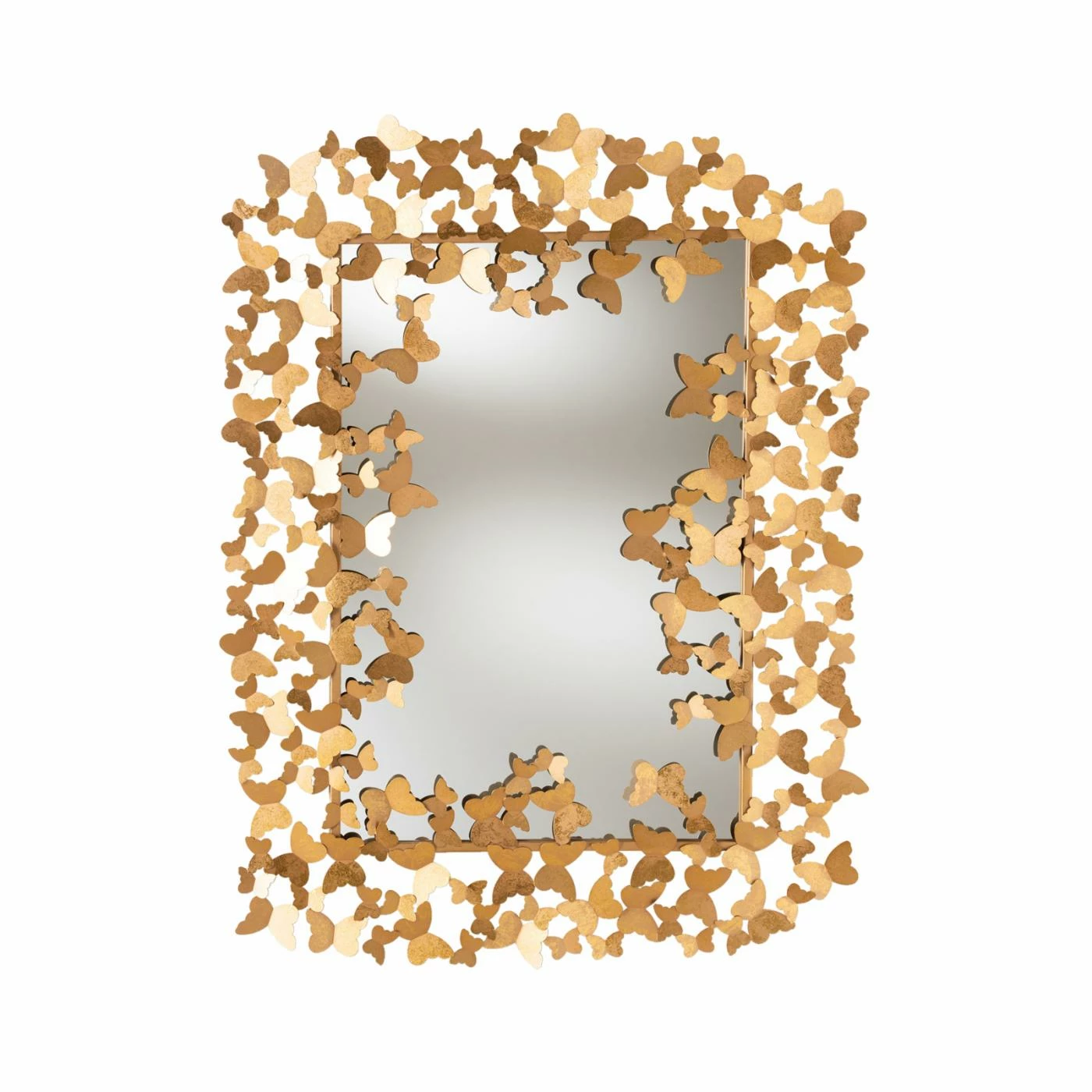 Flash Sale โค๏ธ Baxton Studio Idalia Butterfly Wall Mirror - 36.61W X 49.21H In. ๐