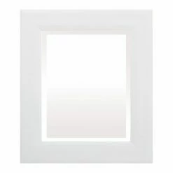 Deals 🥰 Yosemite Home Decor Yosemite Home White Traditional Framed Wall Mirror 🎉