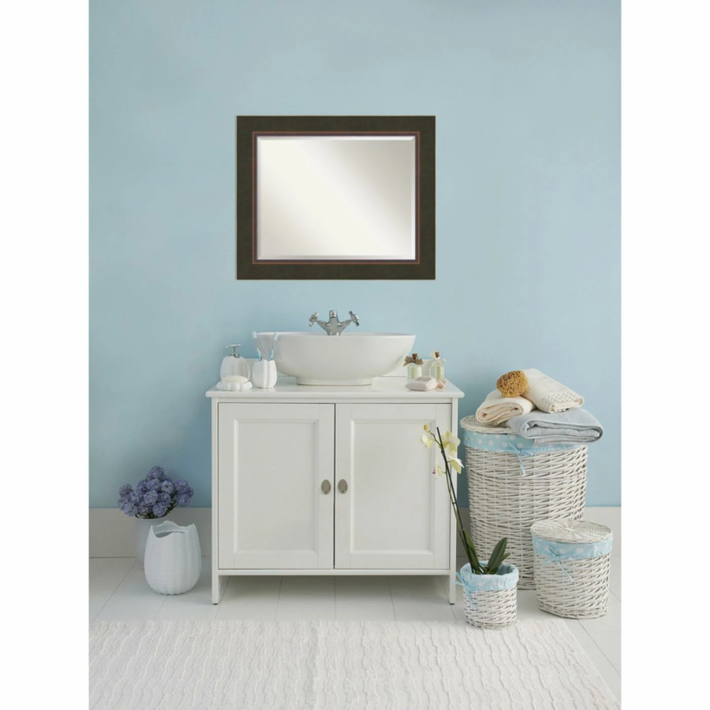 Hot Sale β¨ Bathroom Vanity Amanti Art Bathroom Wall Mirror - Milano Bronze π― - Image 5