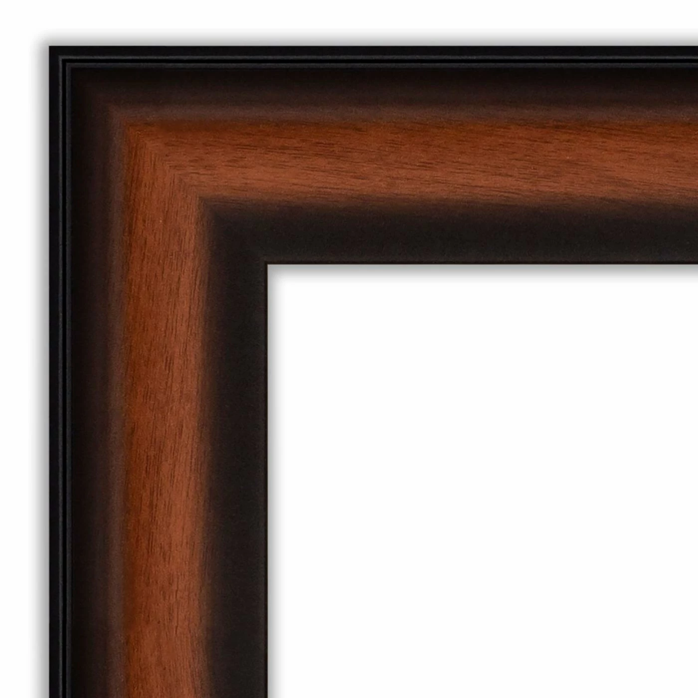 Buy π Amanti Art Yale Walnut Framed Wall Mirror - 19.38 X 23.38 In β - Image 4