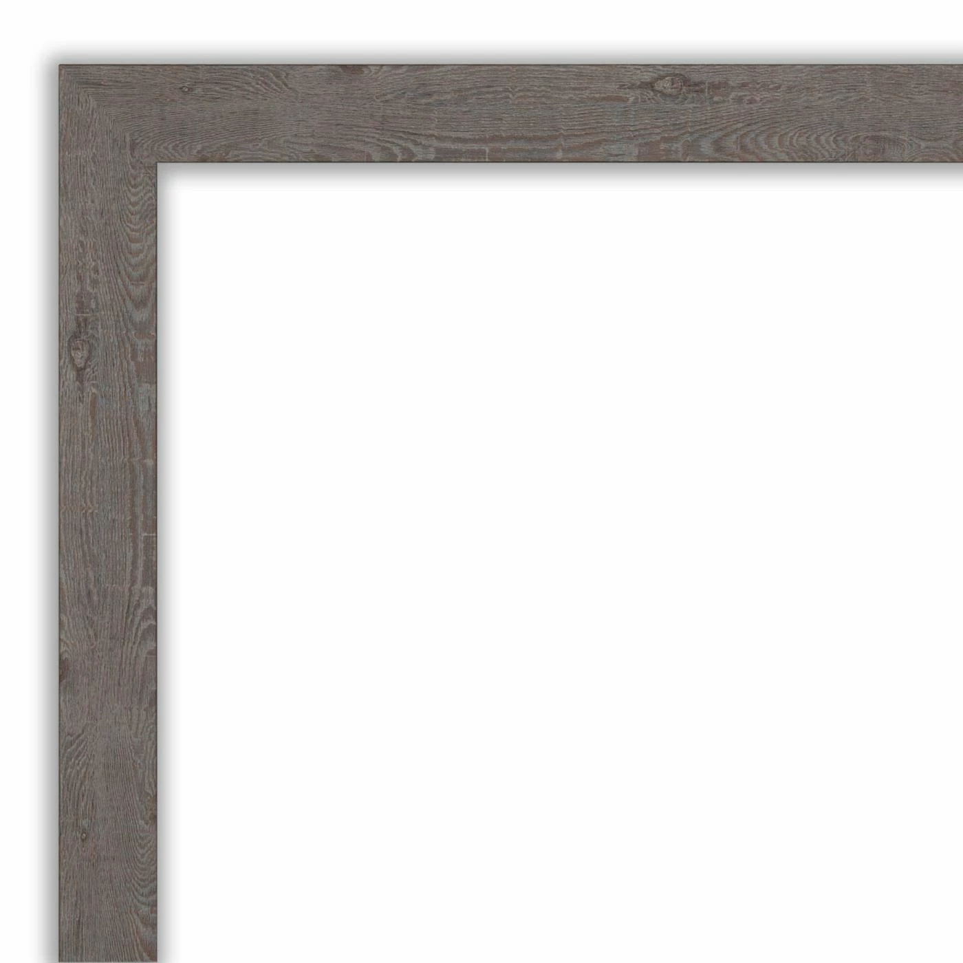 New π€© Amanti Art Rustic Plank White Framed Wall Mirror - 21.38 X 25.38 In π - Image 4