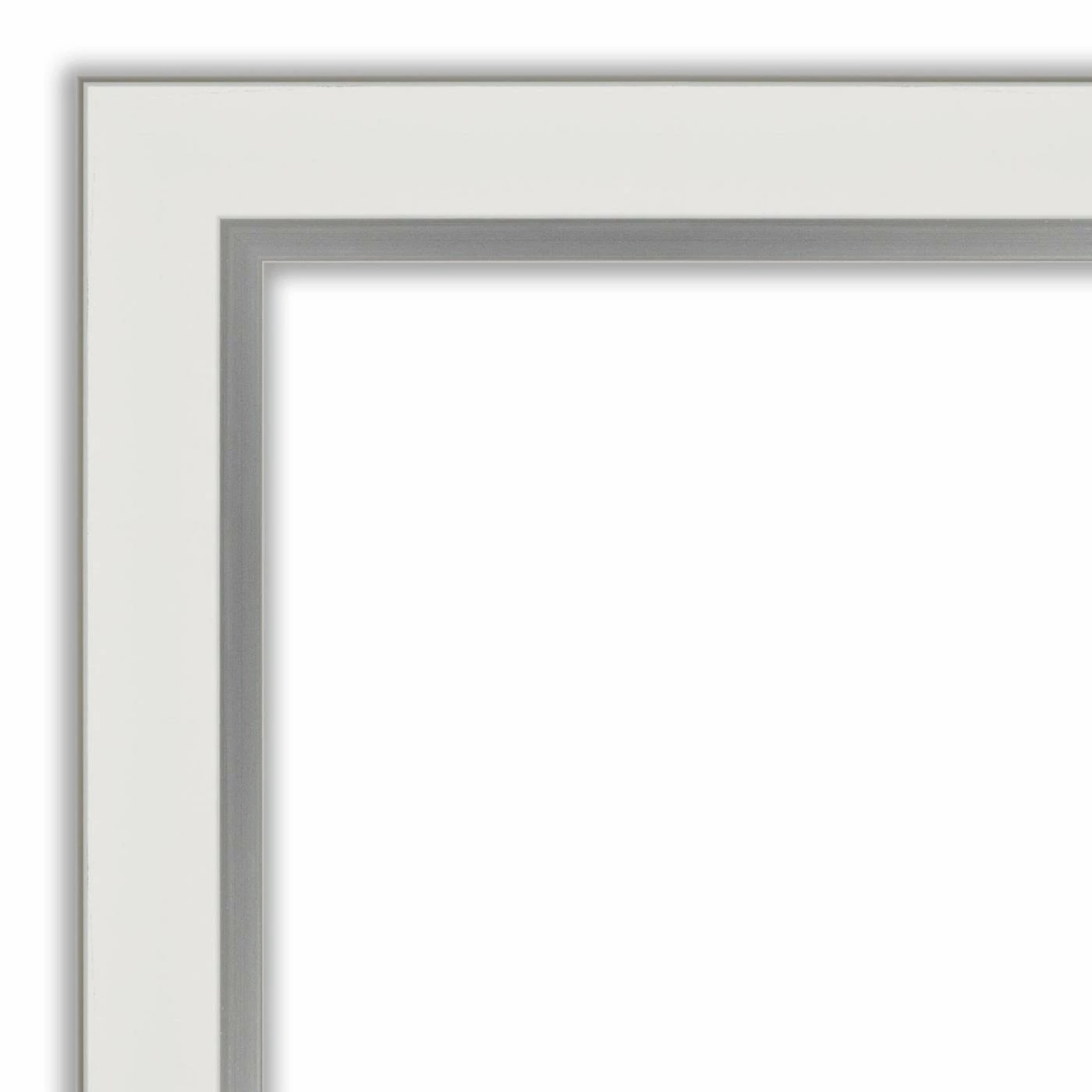 Coupon π Amanti Art Flair Polished Nickel Framed Wall Mirror - 19.88 X 23.88 In π₯ - Image 4
