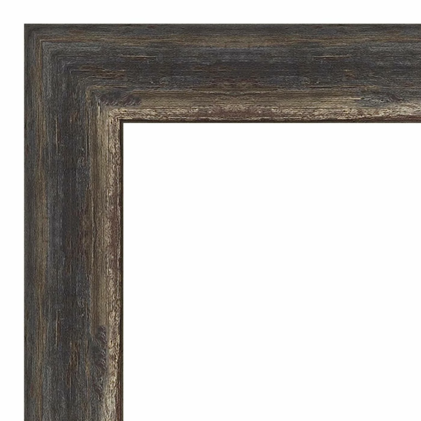Best reviews of π Amanti Art Bark Rustic Grey Framed Wall Mirror - 21.12 X 25.12 In π - Image 4