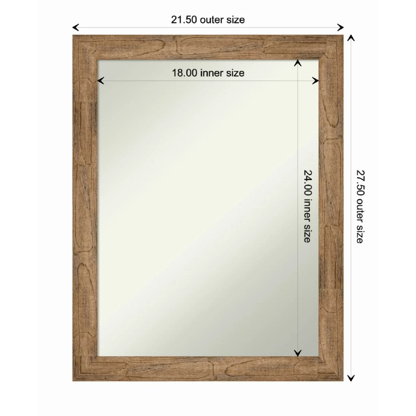 Coupon π Amanti Art Owl Brown Wood Framed Non-Beveled Bathroom Vanity Wall Mirror - 21.5 X 27.5 In βοΈ - Image 5