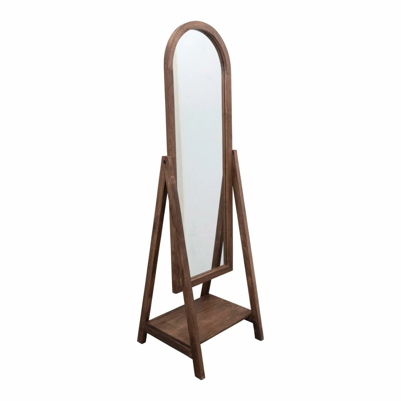 Buy π Floor & Leaning Bloomingville Mango Framed Open Shelf Standing Mirror - 18.5W X 62H π - Image 4