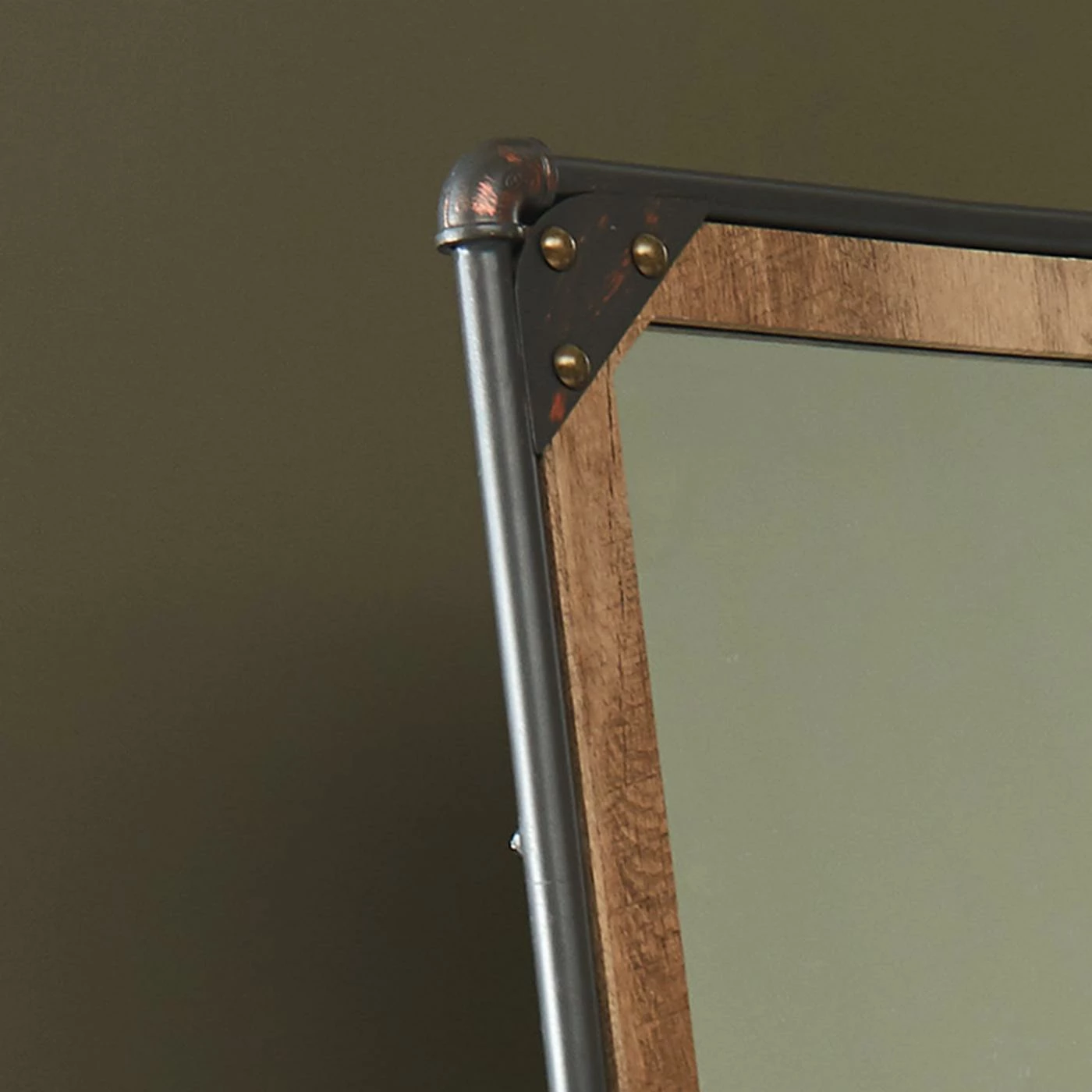 Discount π Floor & Leaning Furniture Of America Jurrill Black Free Standing Mirror - 20W X 68.88H In. 𧨠- Image 5