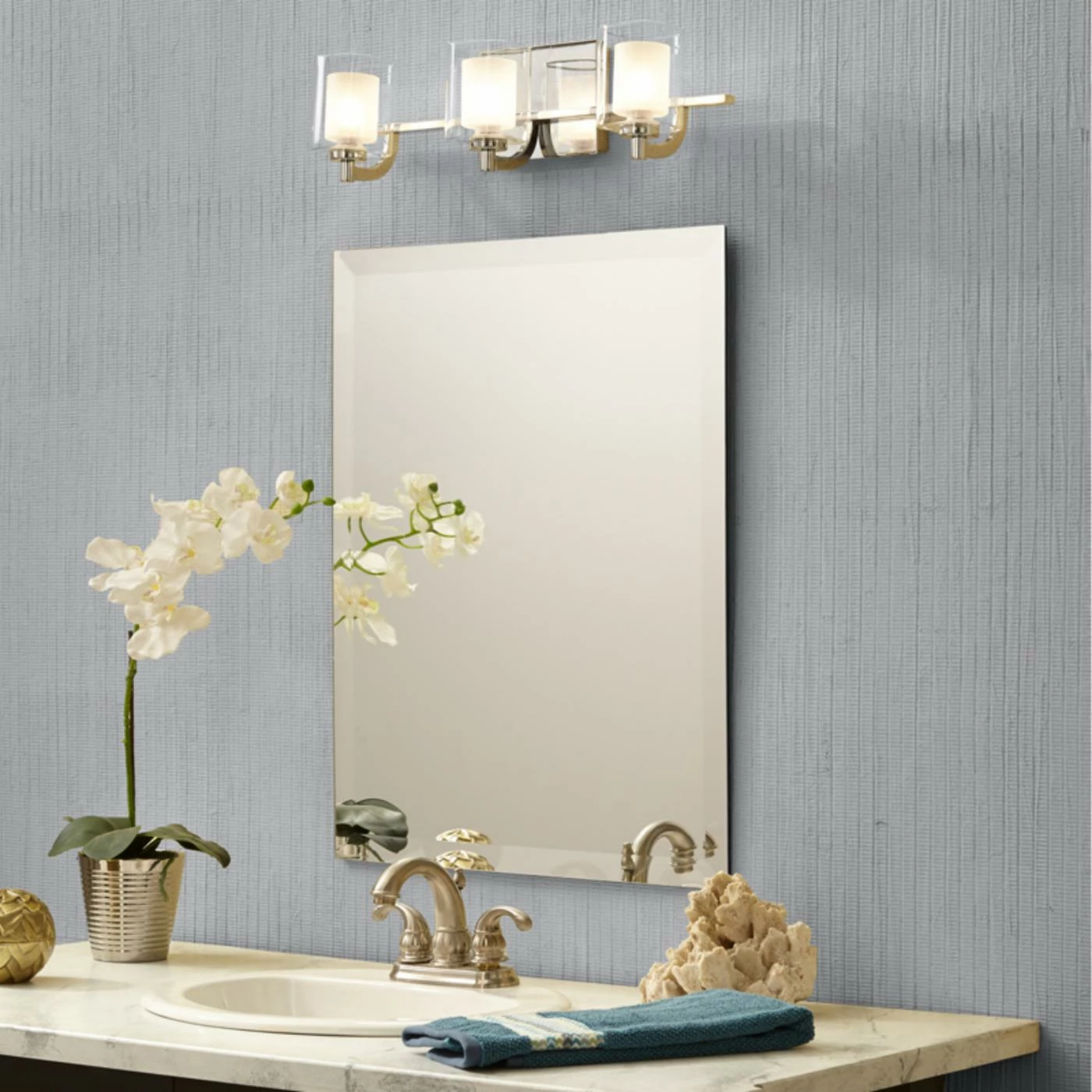Cheap π Frameless Mirrors Quoizel Greystone Small Wall Mirror - 22W X 28H In. π - Image 5