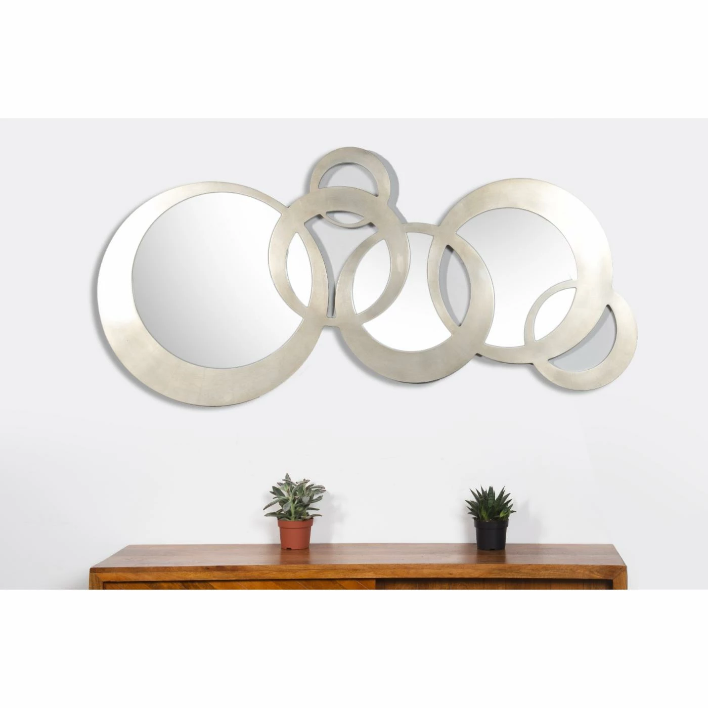 Best reviews of π Renwil Ren-Wil Dublin Circle Wall Mirror - 71W X 33H In. π - Image 5