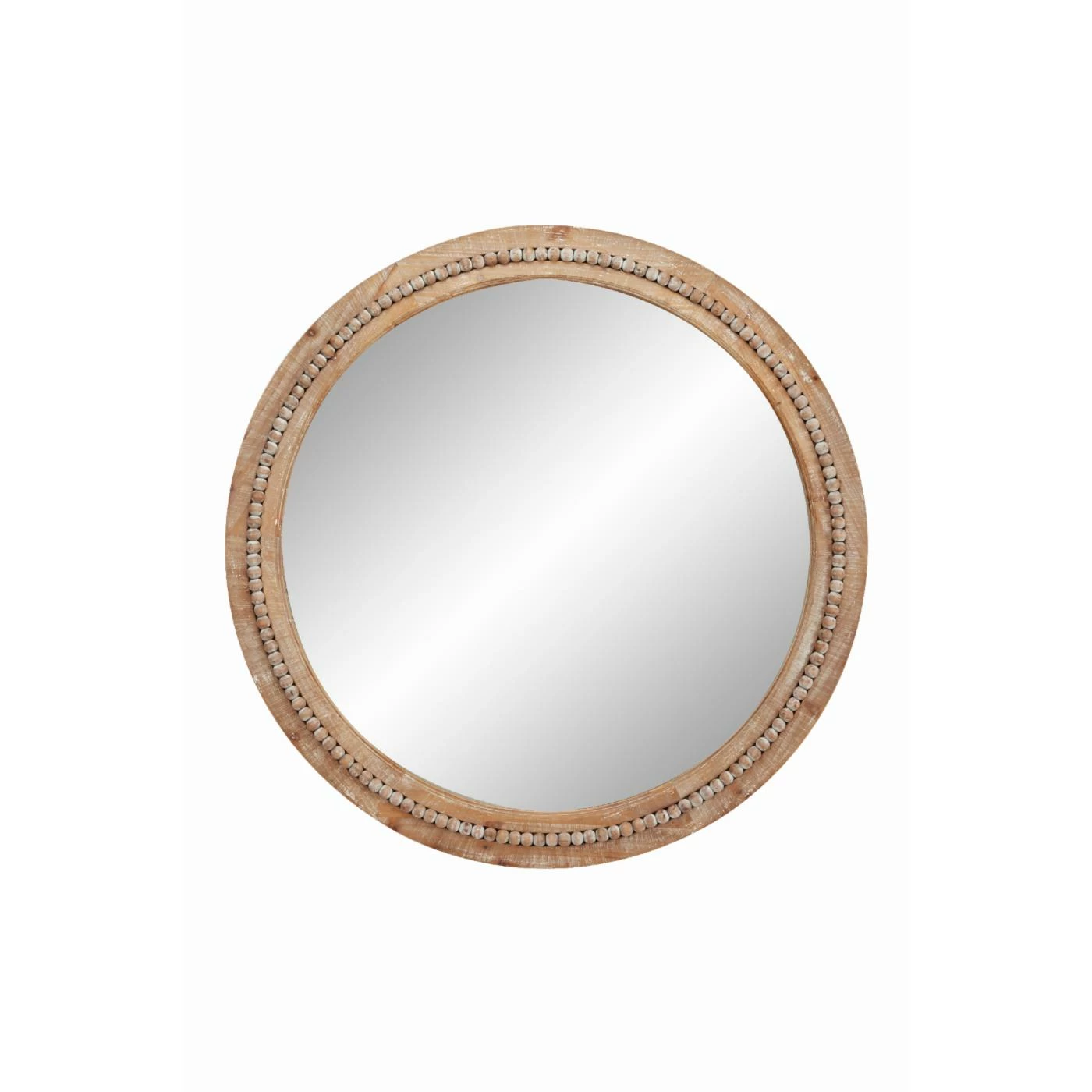 Best Pirce β€οΈ DecMode Distressed Bohemian Round Wall Mirror π - Image 5
