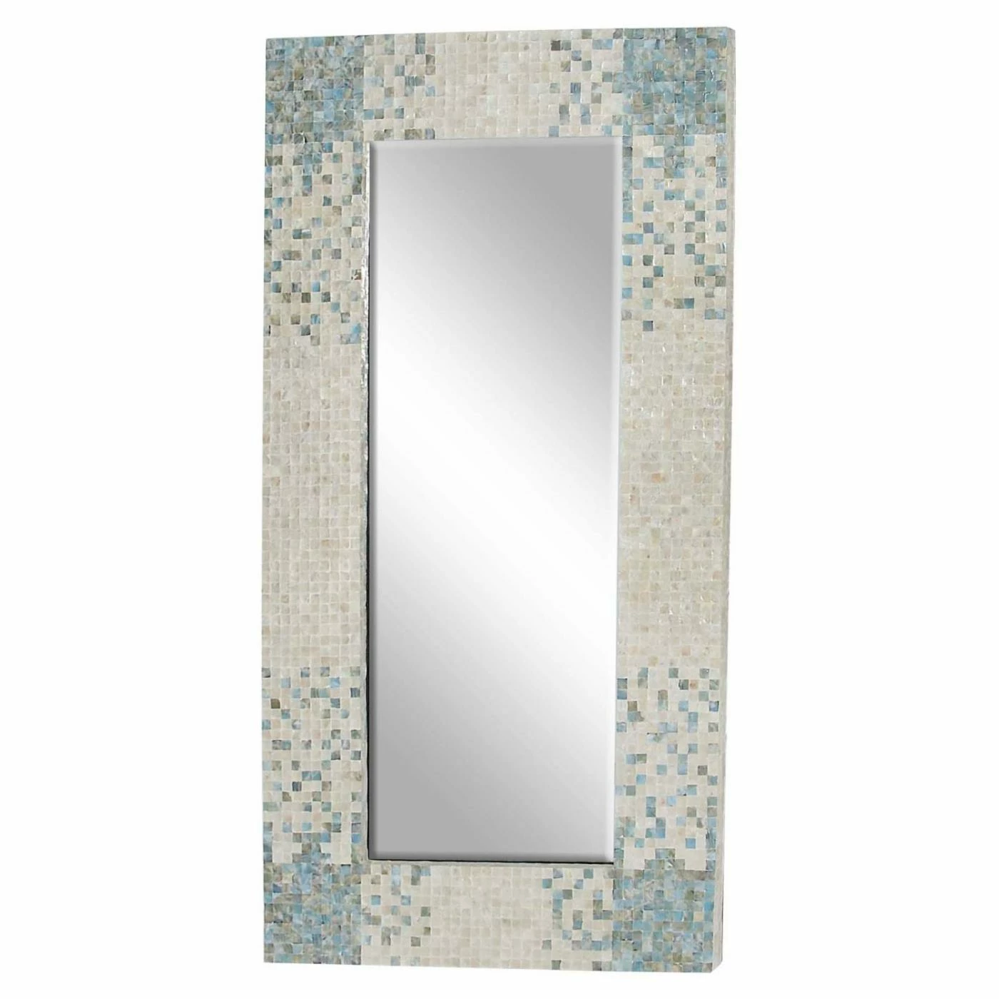 Deals ๐ DecMode Wood And Mussel Shell Inlaid Wall Mirror ๐ - Image 5