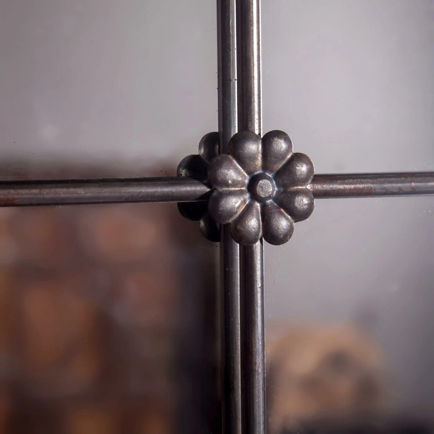 Promo โจ LuxenHome Window Frame Floral Accent Wall Mirror - 23.8W X 37.75H In. ๐ - Image 5